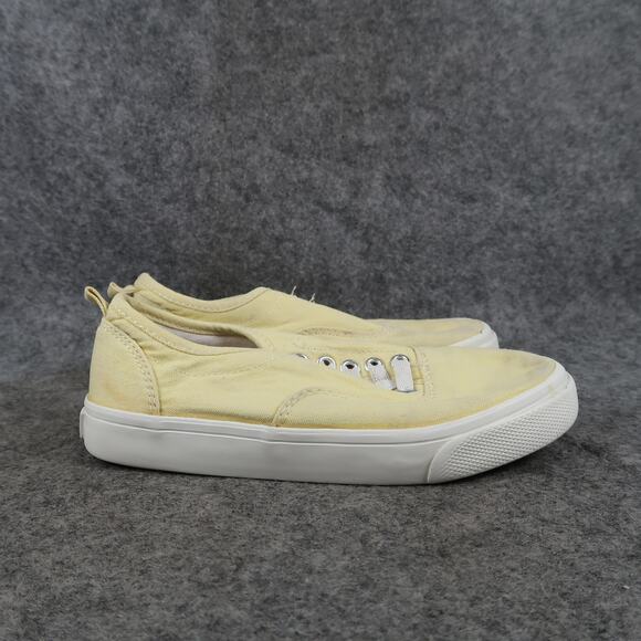 Old Navy Shoes Kids 12 Slip On Sneakers Casual Canvas Morning Sunshine Trainers - Picture 1 of 11